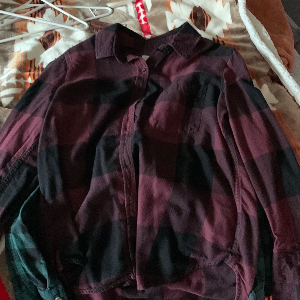 Maroon Flannel